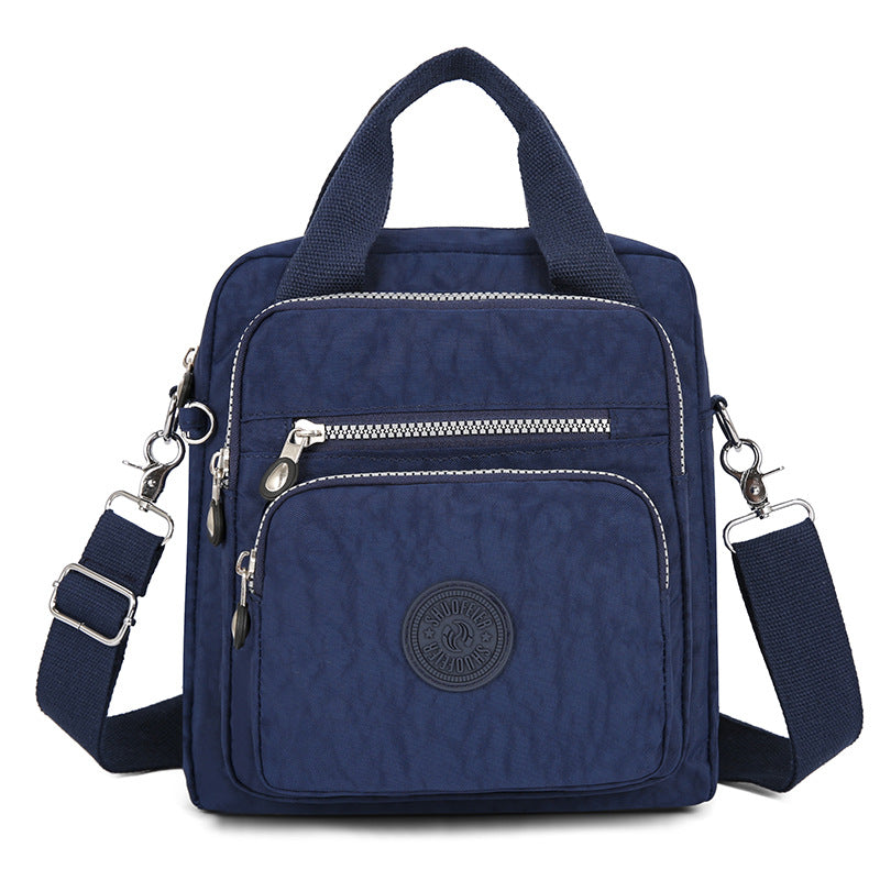 【Modna in vsestranska】🎒Torba z dvojno zadrgo, ročna torbica in torba za čez ramo