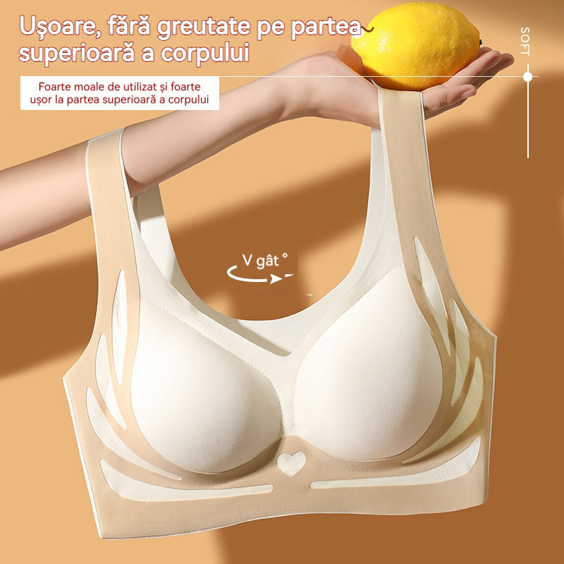 😍【Paket 4】Ženski enodelni brezžični modrček❤️【40-85KG】
