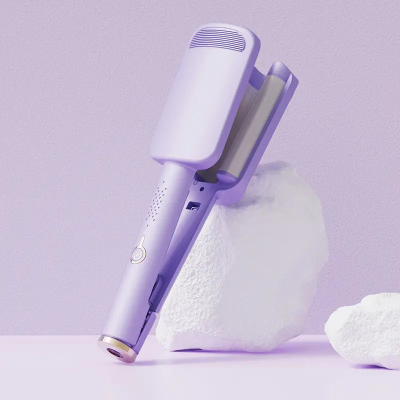 🔥 1 unidad por 33 euros ✨ 🌸 Rizador de pelo de 32 mm: para rizos grandes y con mucho movimiento, 4 niveles de temperatura y tecnologĂa de iones negativos. ¡Consigue un peinado de peluquerĂa en casa! 💇‍♀️