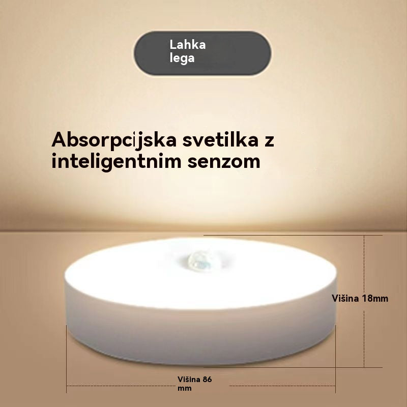 🏡💡【Kupite 2, dobite 2 gratis】Pametna LED lučka, ki zazna človeško telo, enostavna za polnjenje in praktična
