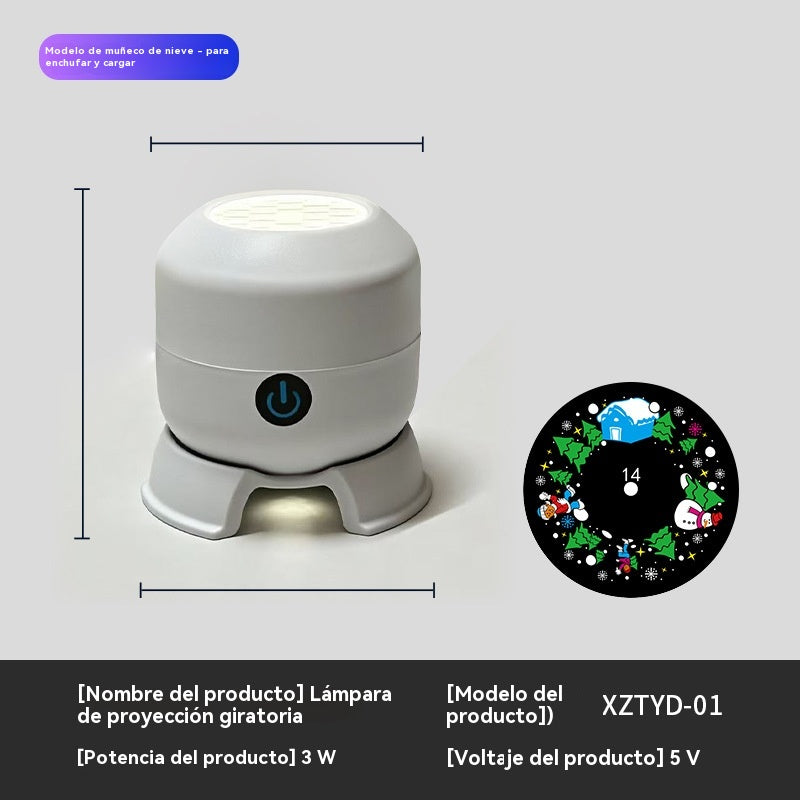 🔥 🔥Dynamický rotující LED projektor