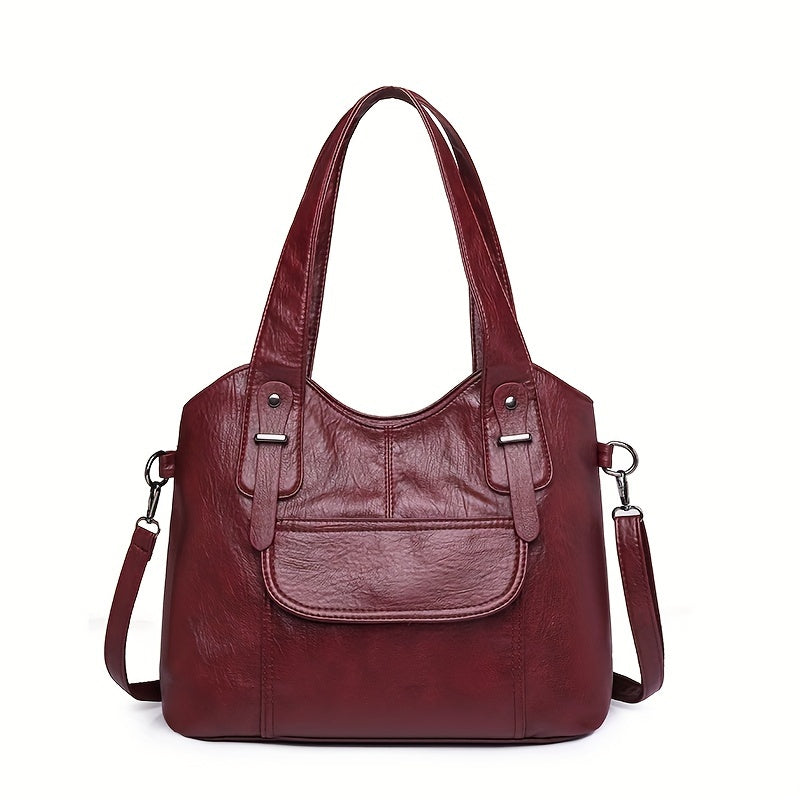 👜👜Modna damska torbica iz mehkega usnja