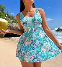 🏖️👙【S-6XL】Elegantne kopalke s potiskom za večje velikosti