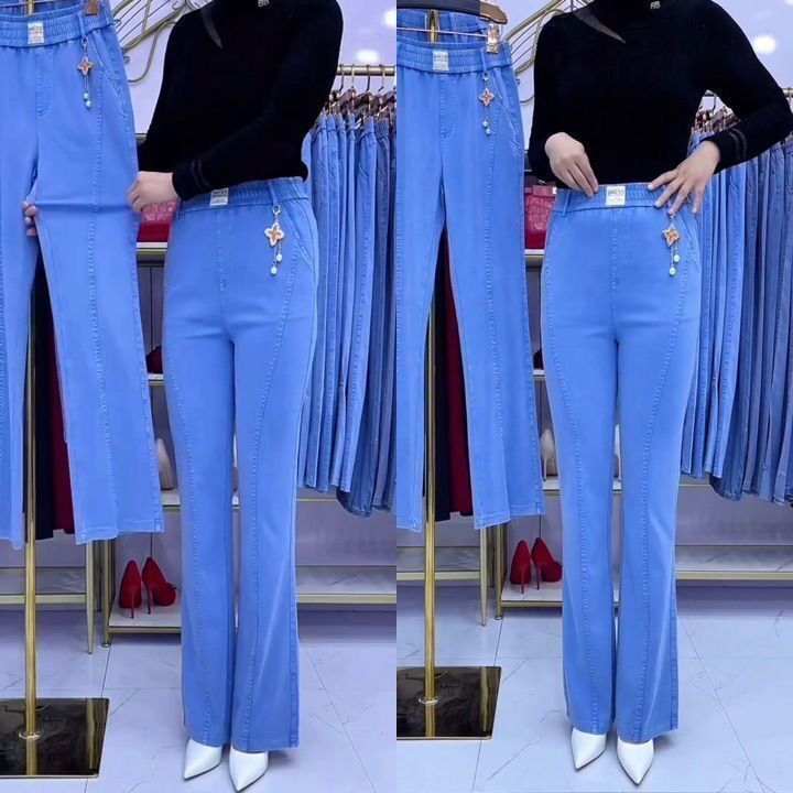 🏆👖【S-4XL】Ženske raztegljive kavbojke z visokim pasom