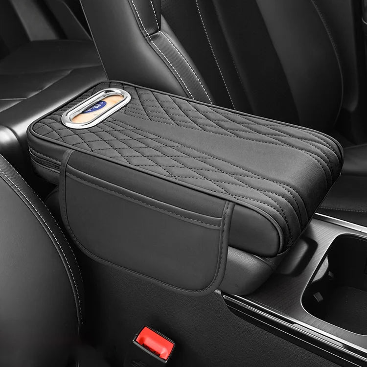 👏🚗 Večnamenska usnjena škatla za naslon za roke tri v enem