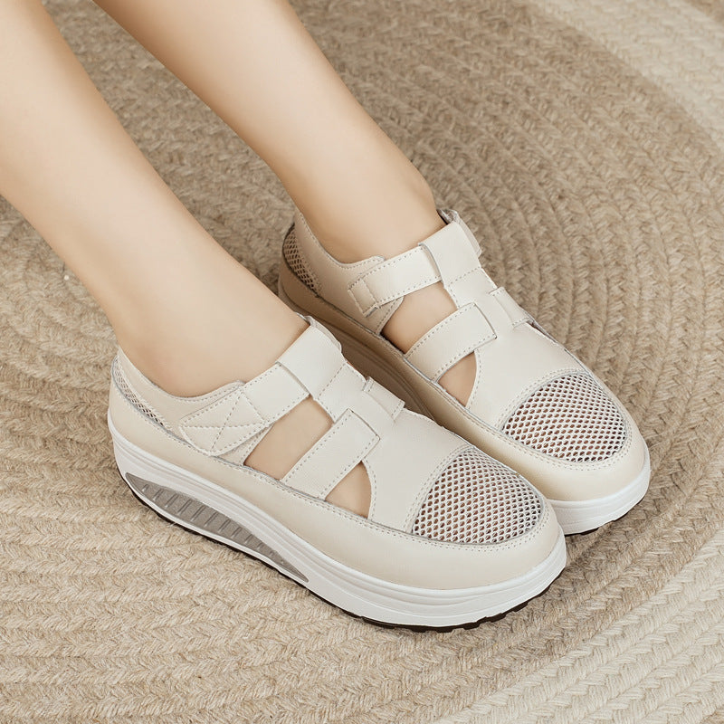 🔥【35-41】👣Nové letní sandály, silná podrážka, zapínání na suchý zip, prodyšný design. 4255493