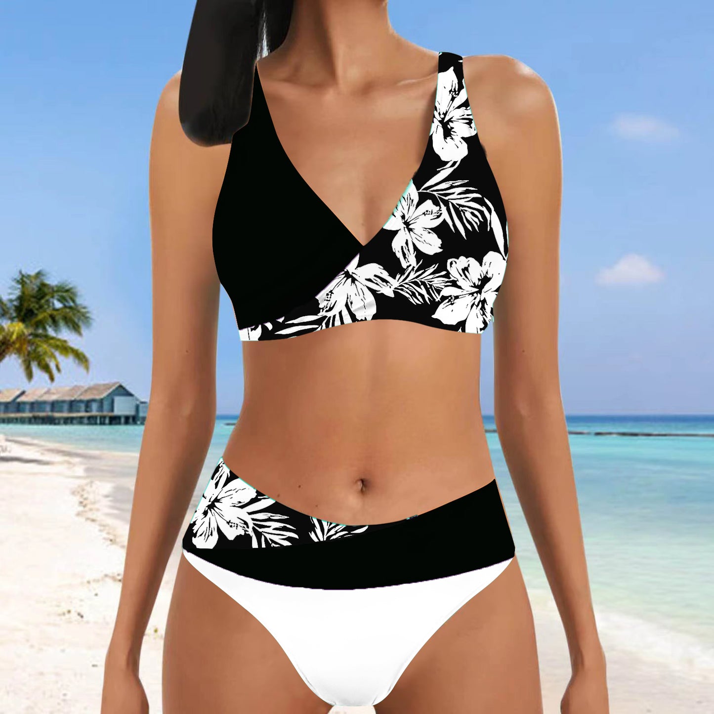 👙【S~5XL】Nove ženske dvodelne bikini kopalke