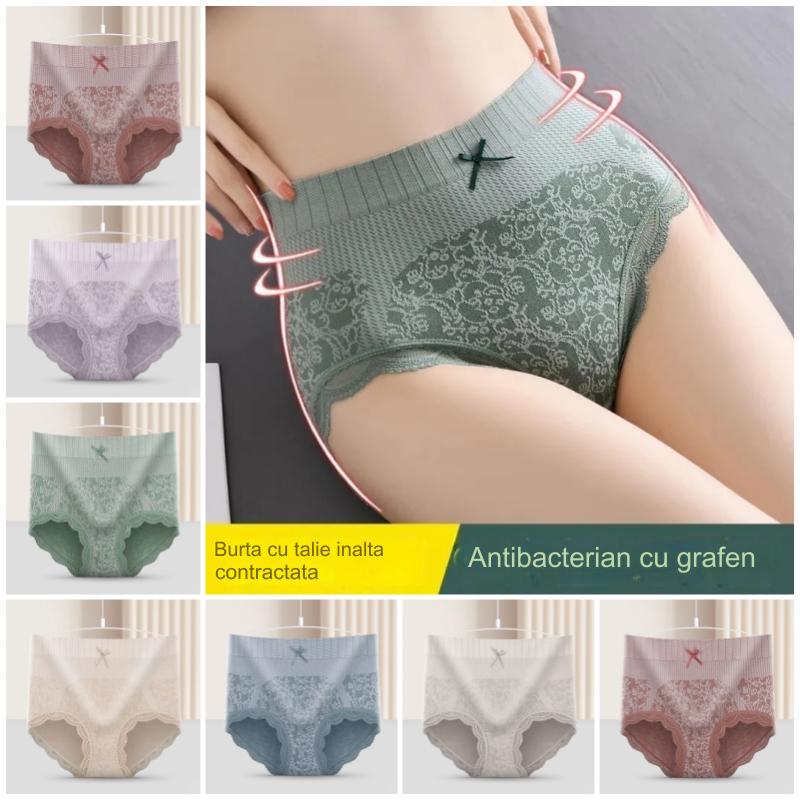 š„ćKupite 4, dobijte 4 besplatnoćš„Å½ensko antibakterijsko donje rublje visokog struka koje upija vlagu
