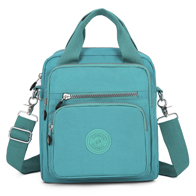 【Modna in vsestranska】🎒Torba z dvojno zadrgo, ročna torbica in torba za čez ramo