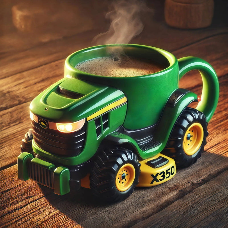 🔥☕Retro skodelica za kavo v obliki kmetijskega traktorja