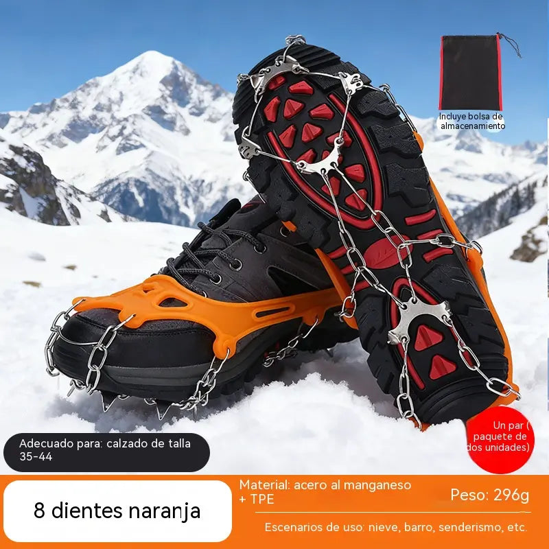 📢📢1 par por 30 € ⏰ Crampones antideslizantes para botas y zapatos de senderismo
