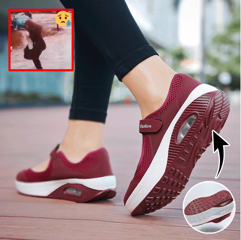 【35–43】👟Női lélegző hálós sportcipő légpárnás talppal – ultrakönnyű, puha és kényelmes