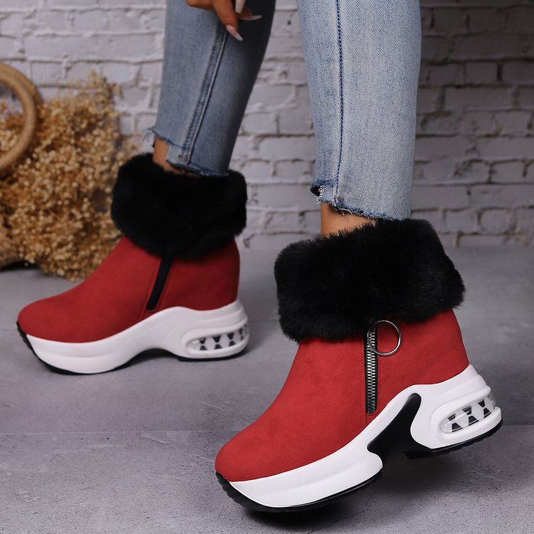 【35-43】💕Nové dámské zimní boty z měkké bavlny s tlustou podrážkou