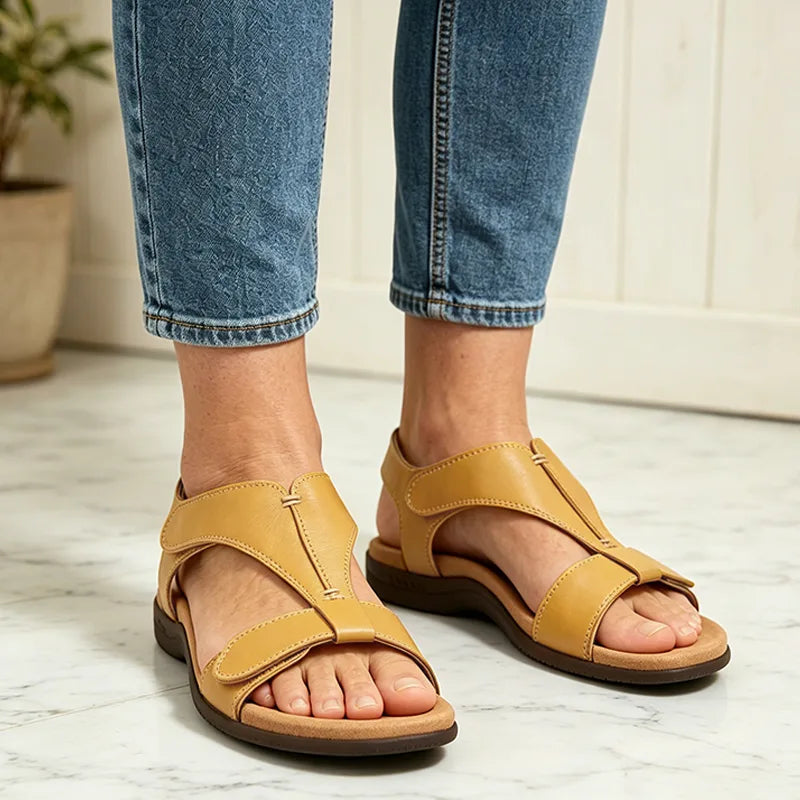 🌻👡【36-43】Poletni sandali z mehkim podplatom in oporo za lok stopala, ležerni in udobni