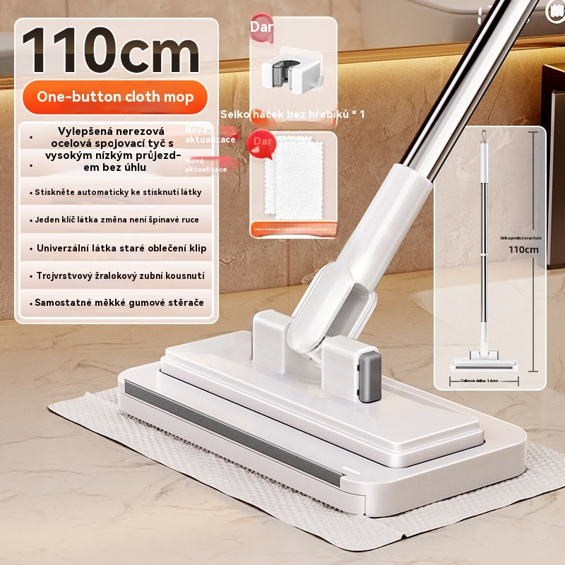 💦Multifunkční mop s klipem na hadřík, nový mop do domácnosti, který nevyžaduje mytí✅ 4239867