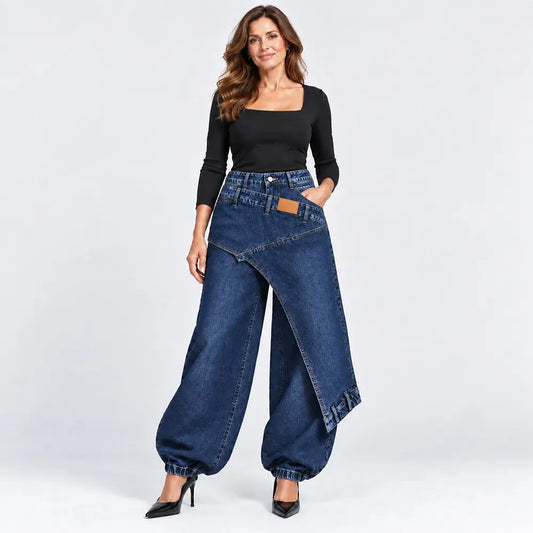 👖【XS-3XL】Modne in udobne kavbojke s širokimi hlačnicami ✨💞