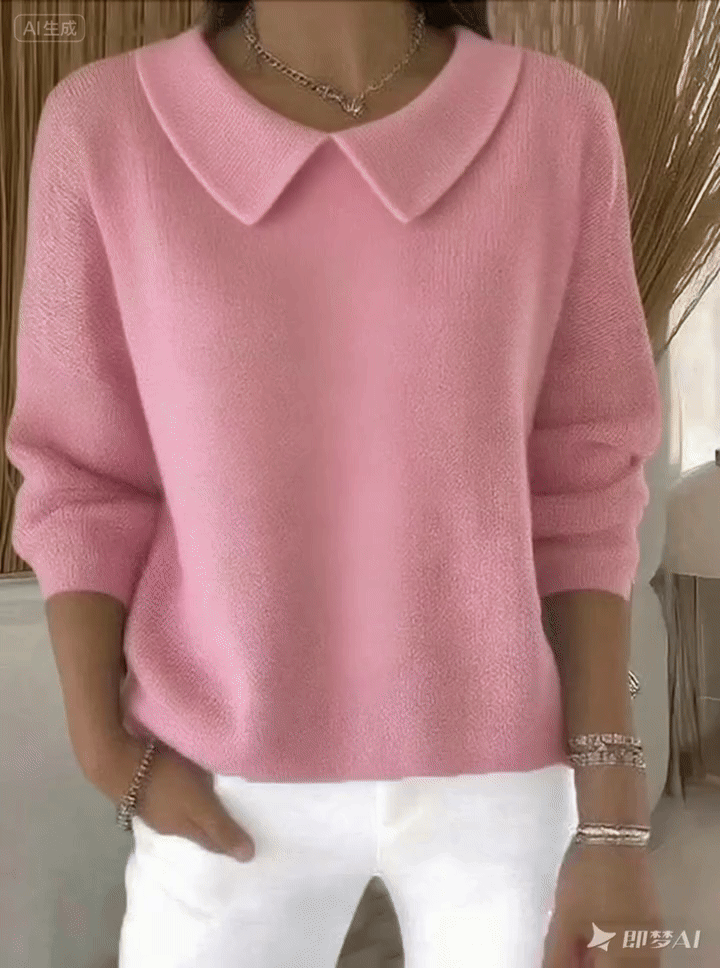 🔥【S-3XL】Pohodlný top s dlhým rukávom a výstrihom do V na jeseň a zimu