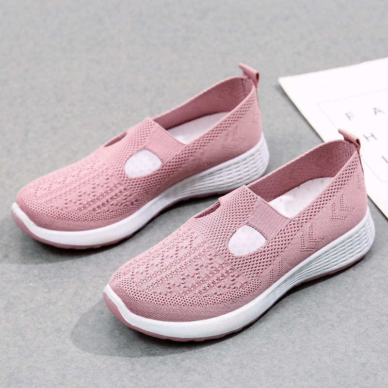 🌸🌸【Velikosti 36-41】Športni čevlji za ljudi srednjih let in starejše, s podplati iz mehke in zračne tkanine.