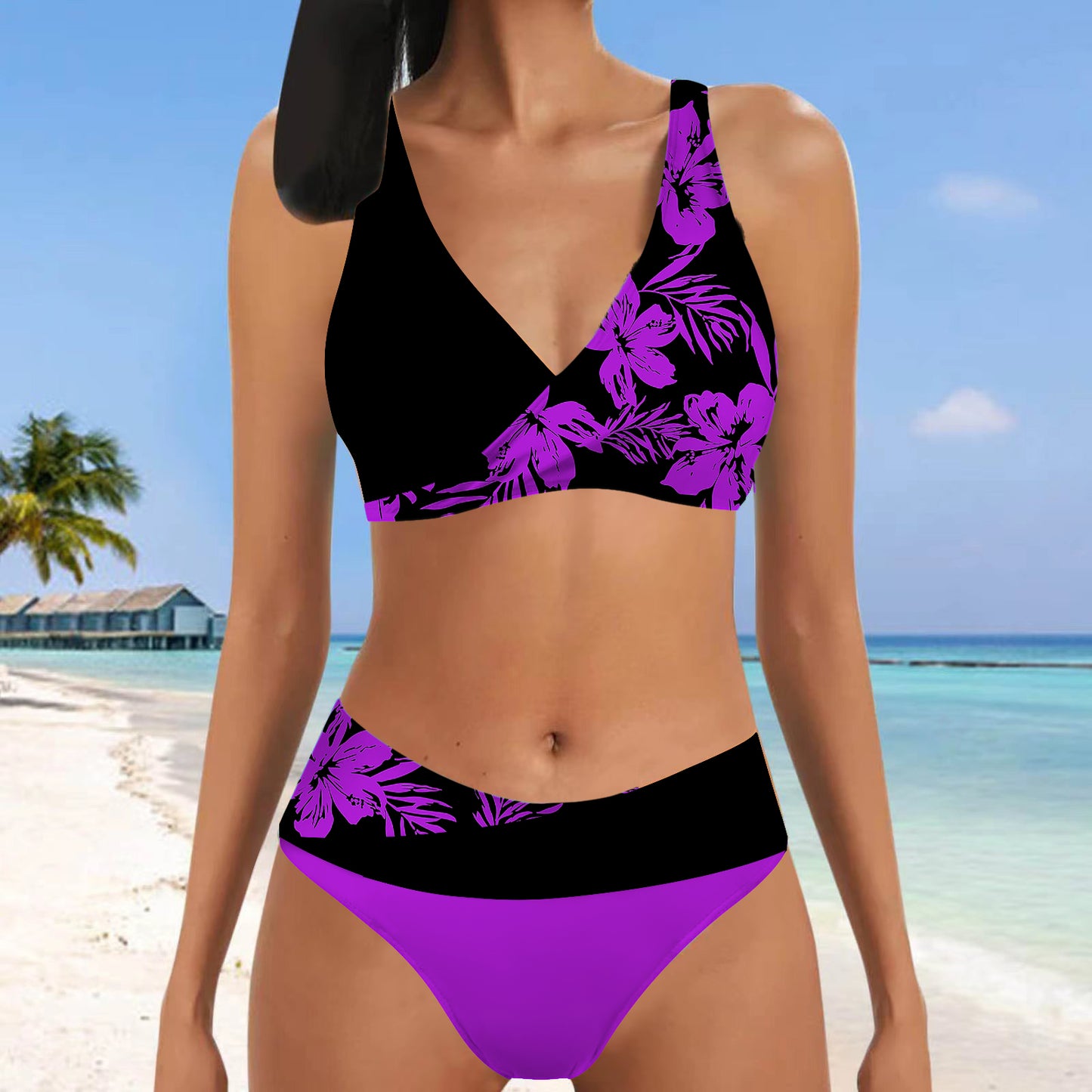 👙【S~5XL】Nove ženske dvodelne bikini kopalke