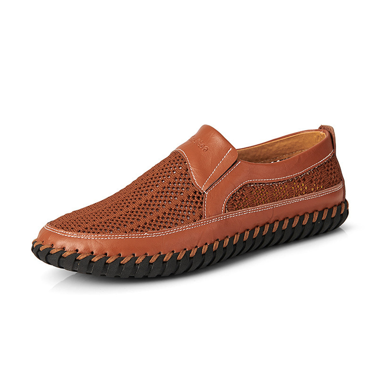 【38-48】👞Novi moški mrežasti usnjeni čevlji za pomlad in poletje - velika velikost - pravo goveje usnje, odporni na znoj in vonjave, zračni in udobni