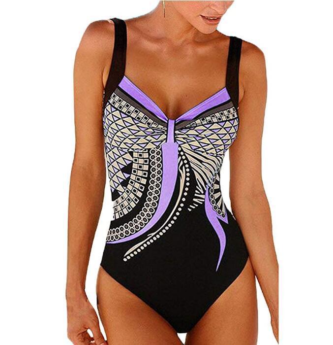 【S-3XL】Nove enodelne kopalke z vintage vzorcem 2025 Nove enodelne kopalke z vintage tiskom