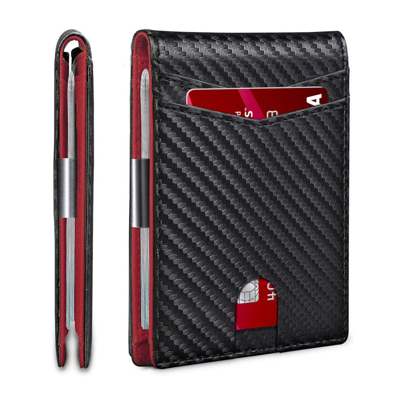 Imprescindible para hombres 👛 Cartera minimalista para hombre con función de protección RFID 👨4247217