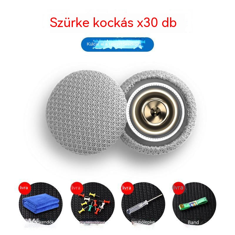 🚗【30 darab】 🚘Autótetős vászon zuhanásgátló rögzítő szögek és rögzítő csatok😁🔥(szerelőszerszámkészlet + csavarhúzó + törölköző mellékelve)
