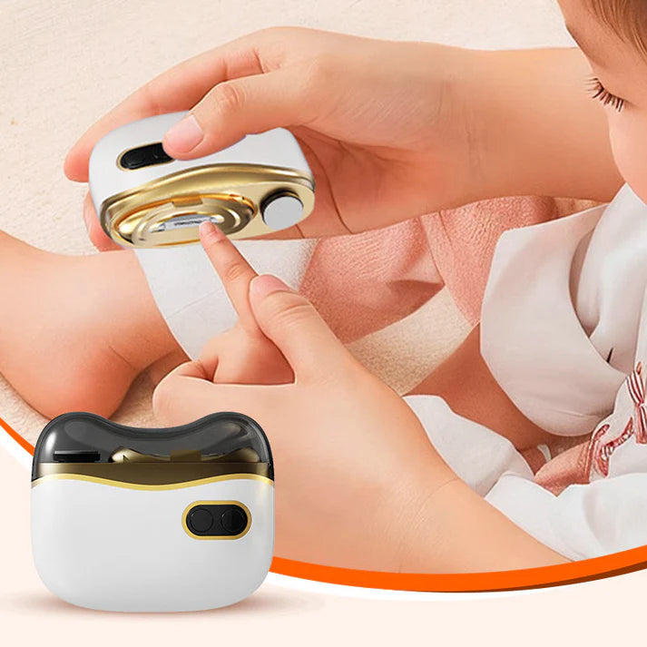 🔥 Lima de uñas eléctrica multifuncional, cortauñas eléctrico con protección antipellizcos 4160971
