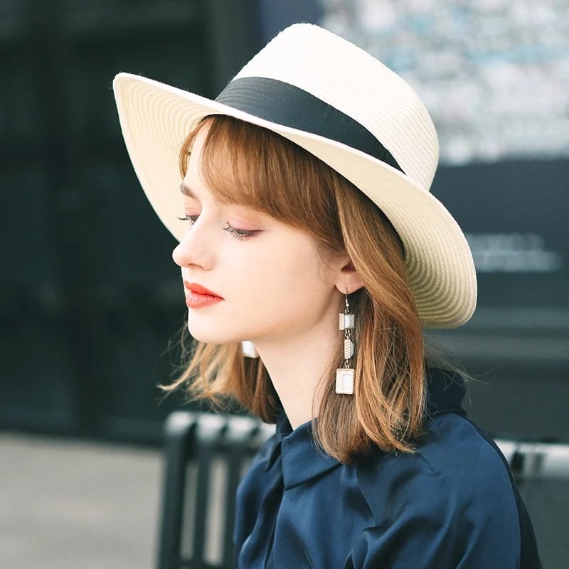 🌿 Oferta especial 【56-58 cm】Sombrero artesanal de palma de Ecuador_4290648