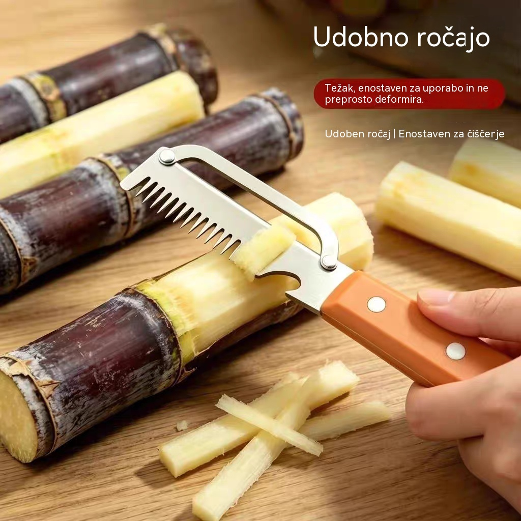 💥【Kupite 2, dobite 2 gratis】💥🔪Večfunkcijski rezalnik in lupilnik iz nerjavečega jekla🧅
