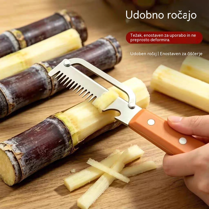 💥【Kupite 2, dobite 2 gratis】💥🔪Večfunkcijski rezalnik in lupilnik iz nerjavečega jekla🧅