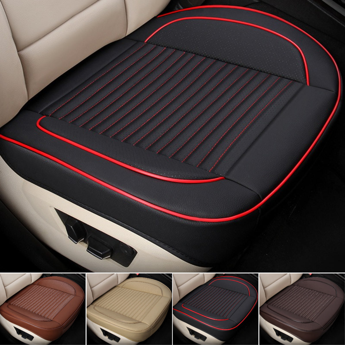 🚗Teljes körű autósüléspárna természetes bőrből