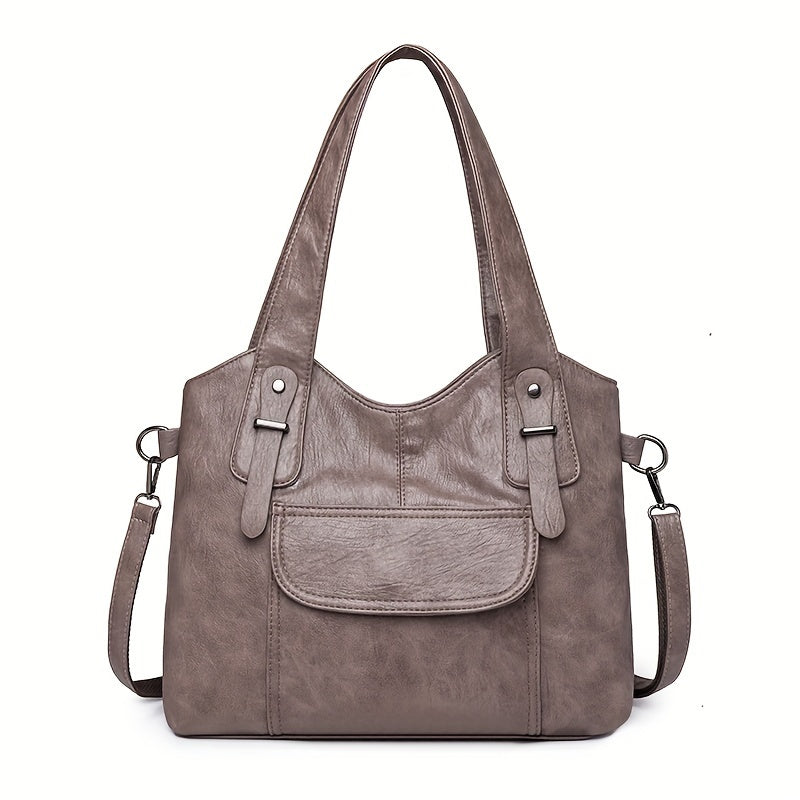 👜Nuevo bolso retro de hombro para mujer de cuero natural, disponible en seis colores💓 4217047