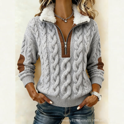 🏆【S-3XL】Niespodzianka na ograniczony czas: 50% zniżki!🔥🔥 Bluza z długim rękawem i nadrukiem oraz futrzany kardigan 4218163