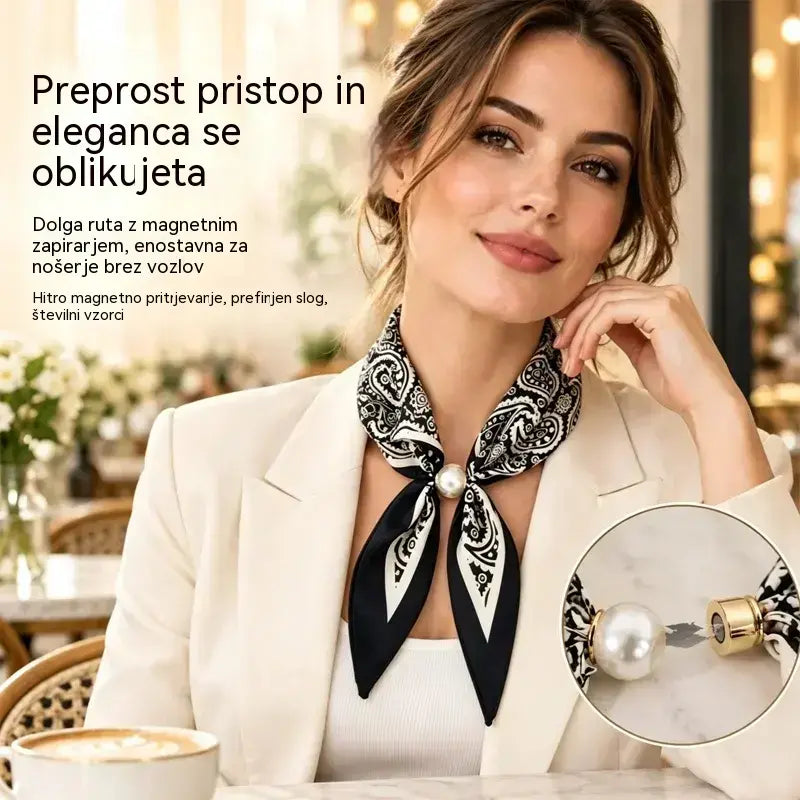 ✨ Komplet 4 ozkih svilenih rutic – eleganca in prefinjenost za pomlad in poletje! Kakovosten material, vsestranska uporaba – idealne za okoli vratu, v laseh ali na torbici!