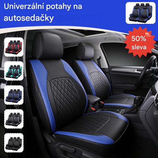 🚗【Časově omezená sleva 50 %】🚗 Univerzální potahy na autosedačky z měkké kůže, dostupné v pěti barvách,  pohodlné sezení.