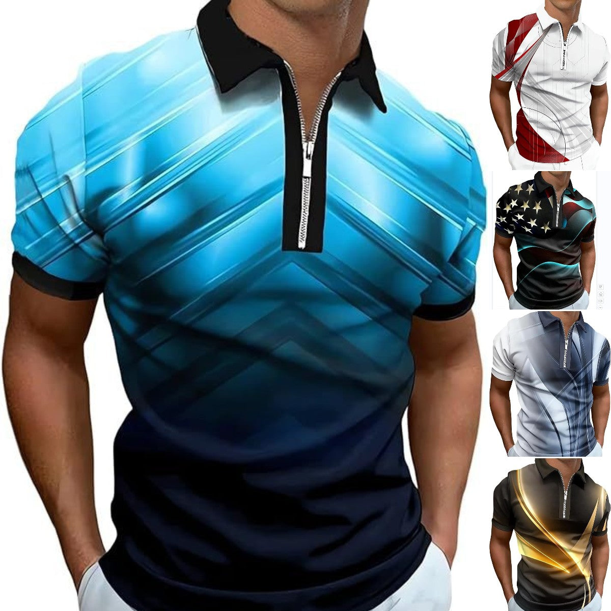 【S-6XL】😎Nova moška polo majica s kratkimi rokavi 2025
