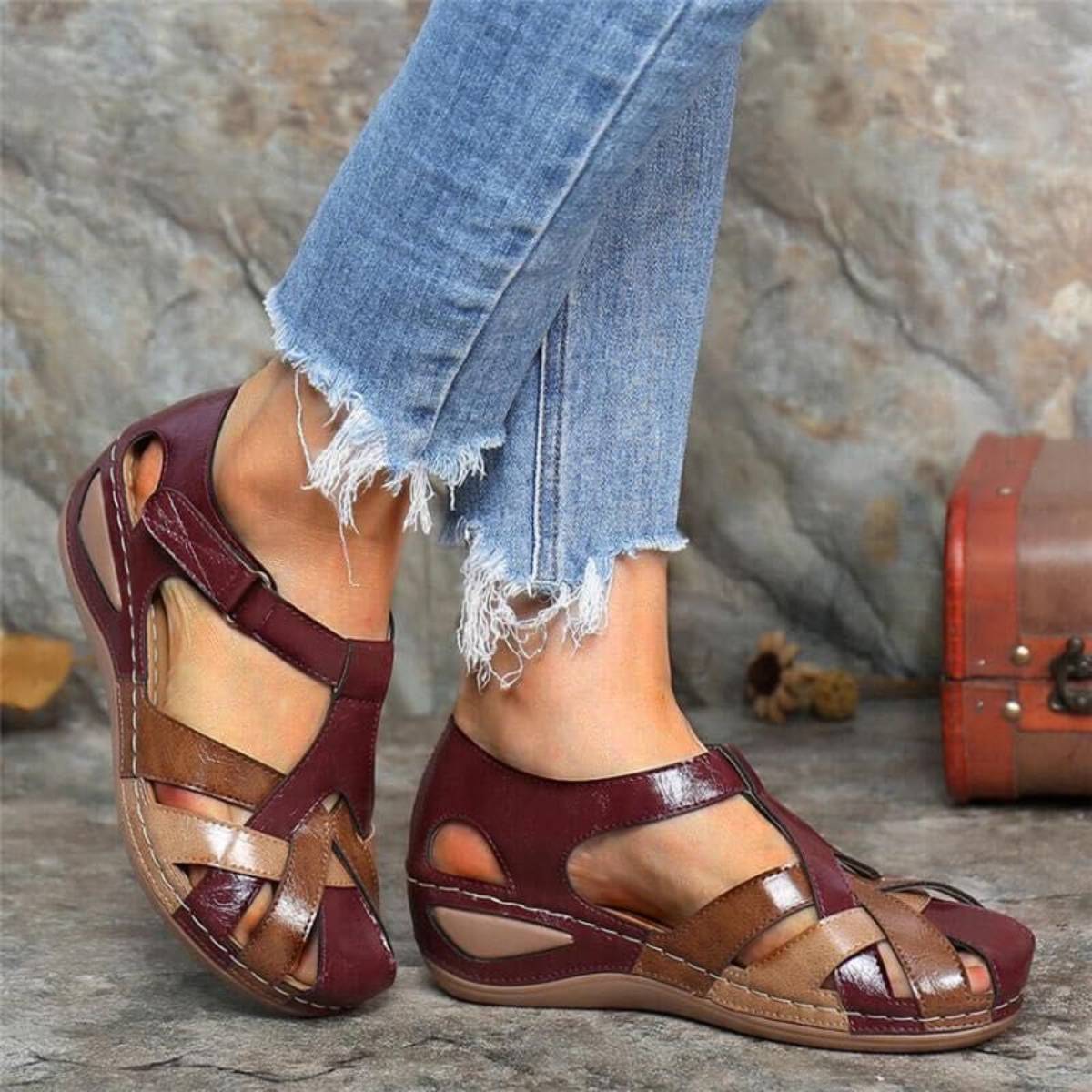 🩰Venta express【35-43】Nuevas sandalias tejidas cómodas para mujer primavera/verano