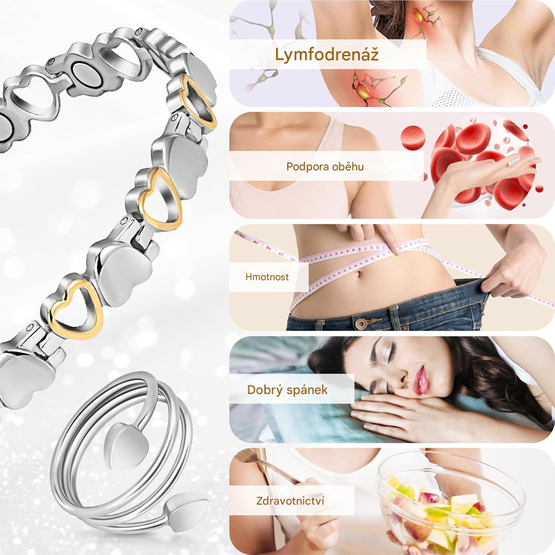 ❤️✨Tento stylový náramek ve tvaru srdce je vyroben z 18karátového zlata a je pohodlný na nošení. ✅ 4252335