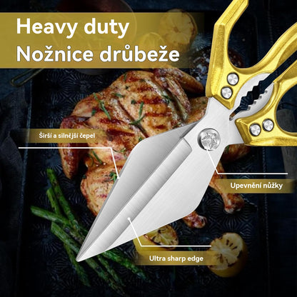 🔥🔪✂️Časově omezená akce🔥Multifunkční a odolné kuchyňské nůžky
