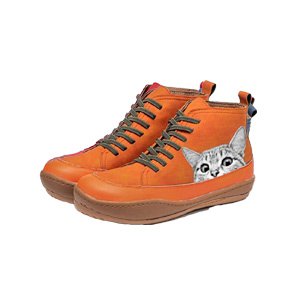 【35-43】Zapatos cómodos con estampado de gato para mujer