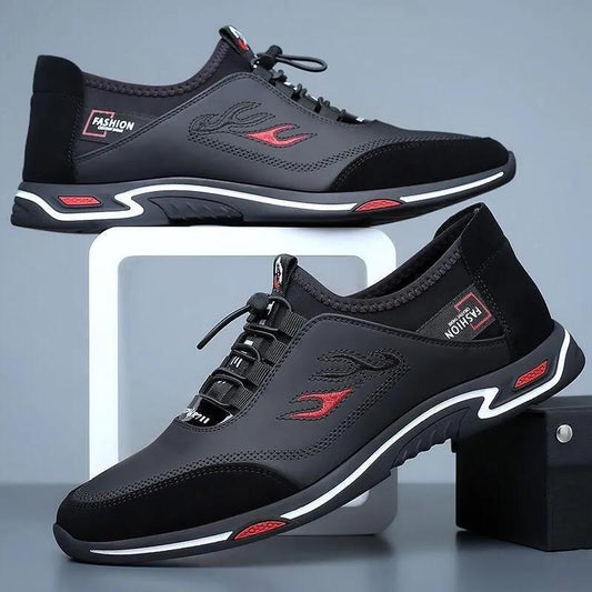 👞【39-44】 Moški usnjeni čevlji za poslovni čas, ki dihajo