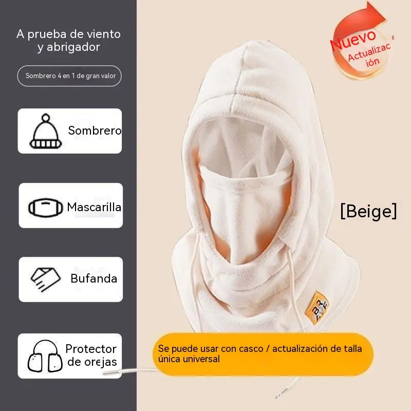 ❄️ Pasamontañas Térmico con Forro Polar Grueso para Invierno