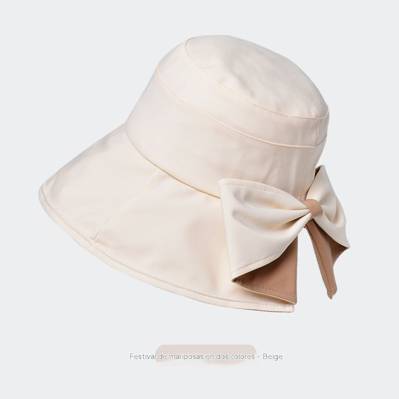 🎀🎀 50% SLEVA 👒 | Retro čepice s mašlí: Skládací a prodyšná – letní nezbytnost.