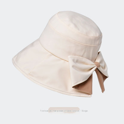 🎀🎀 50% SLEVA 👒 | Retro čepice s mašlí: Skládací a prodyšná – letní nezbytnost.