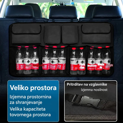 ⏳Časovno omejena ponudba⏰ Viseča torba za prtljažnik – velika prostornina, prihranek prostora, izdelana iz trpežne tkanine Oxford🚗