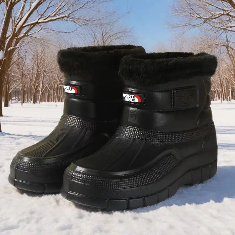 ♥️♥️【Velikosti 40-45】Pánské teplé a nepromokavé outdoorové boty s fleecovou podšívkou; odolné a vhodné do deštivého a sněhového počasí, k dispozici jsou kotníkové a vysoké kozačky.