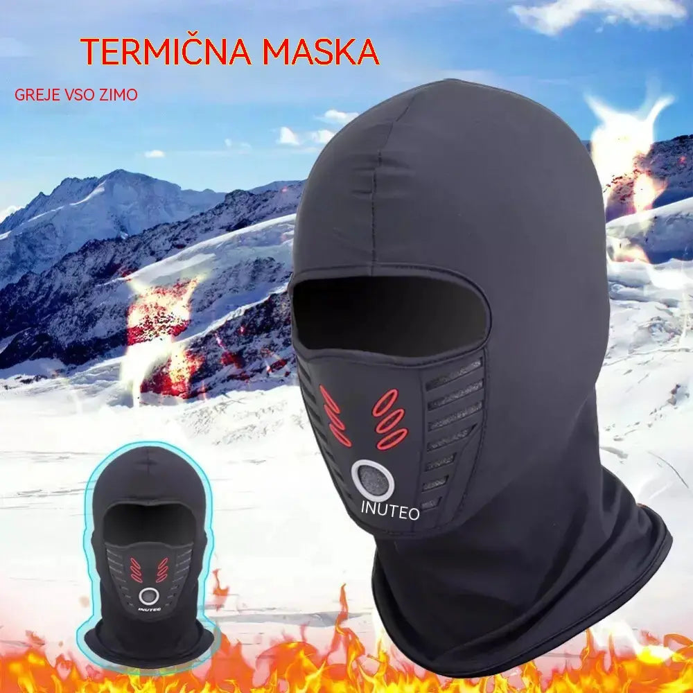 ☀️🔥Polna obrazna maska za zimo – topla, odporna proti vetru in mrazu, idealna za smučanje, uniseks.