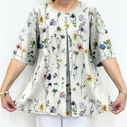 ⭐🌺Dámské letní košile ve velikostech S-5XL, pohodlné strečové oblečení pro volný čas.