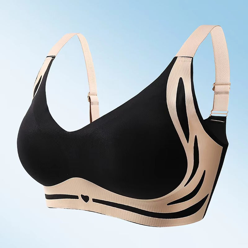 😍【Paquete de 2】Sujetador de una pieza sin aros para mujer❤️【40-85 kg】